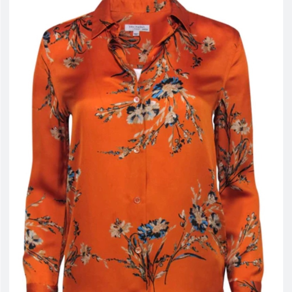 Equipment Floral Blouse